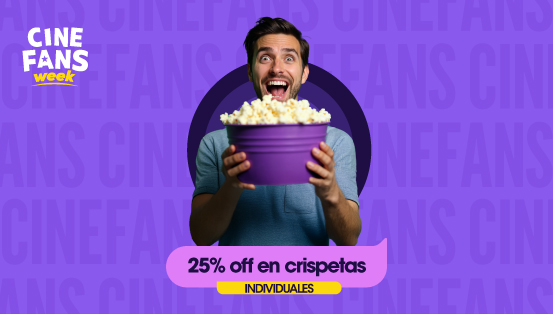 25% crispetas